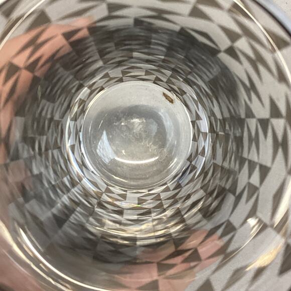 Dwell Studio Signed Glass Tumbler Or Vase - 6”H - Made In Poland - Picture 4 of 9